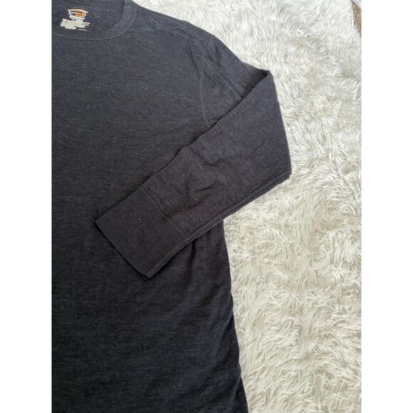 Champion Duo Fold Men’s Sz. XL Gray Long Sleeved Tee. Exc. Quality, Soft, Comf. - Picture 5 of 7